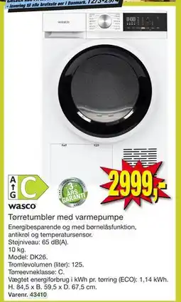 Harald Nyborg Tørretumbler med varmepumpe tilbud