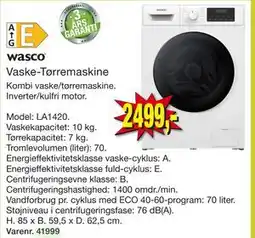 Harald Nyborg Vaske-Tørremaskine tilbud