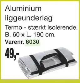 Harald Nyborg Aluminium liggeunderlag tilbud