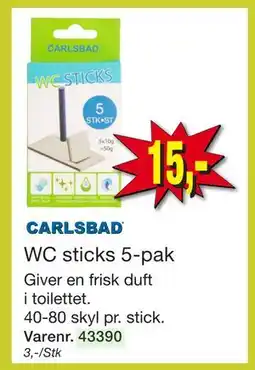 Harald Nyborg WC sticks 5-pak tilbud