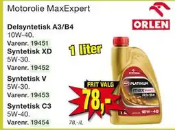 Harald Nyborg Motorolie MaxExpert tilbud