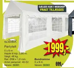 Harald Nyborg Partytelt tilbud