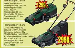 Harald Nyborg Plæneklipper 43 cm tilbud