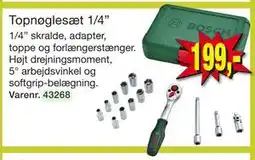 Harald Nyborg Topnøglesæt 1/4” tilbud