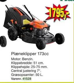 Harald Nyborg Plæneklipper 173cc tilbud