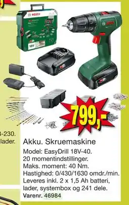 Harald Nyborg Akku. Skruemaskine tilbud