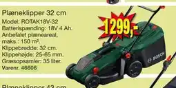 Harald Nyborg Plæneklipper 32 cm tilbud