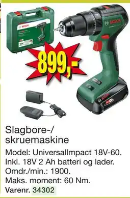 Harald Nyborg Slagbore-/ skruemaskine tilbud