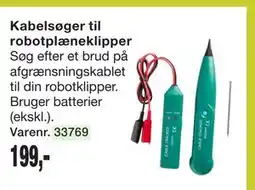 Harald Nyborg Kabelsøger til robotplæneklipper tilbud