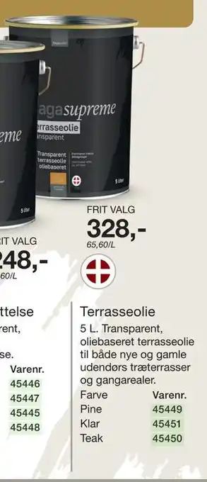 Harald Nyborg Terrasseolie tilbud