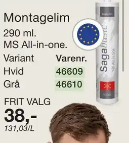 Harald Nyborg Montagelim tilbud