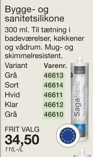 Harald Nyborg Bygge- og sanitetsilikone tilbud