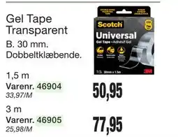 Harald Nyborg Gel Tape Transparent tilbud