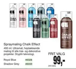 Harald Nyborg Spraymaling Chalk Effect tilbud