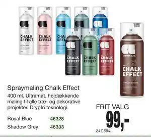 Harald Nyborg Spraymaling Chalk Effect tilbud