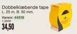 Harald Nyborg Dobbelklæbende tape tilbud