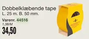 Harald Nyborg Dobbelklæbende tape tilbud