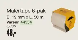 Harald Nyborg Malertape 6-pak tilbud