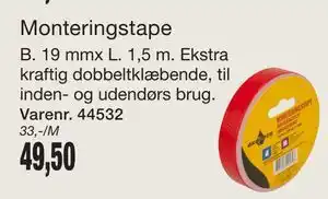 Harald Nyborg Monteringstape tilbud