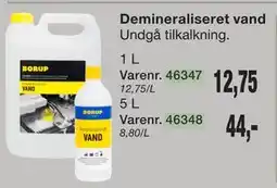 Harald Nyborg Demineraliseret vand tilbud