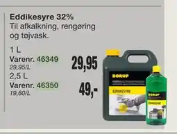 Harald Nyborg Eddikesyre 32% tilbud