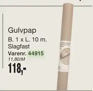 Harald Nyborg Gulvpap tilbud