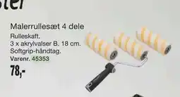 Harald Nyborg Malerrullesæt 4 dele tilbud
