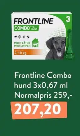 Plantorama Frontline Combo hund tilbud