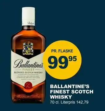 Ballantine's finest scotch whisky