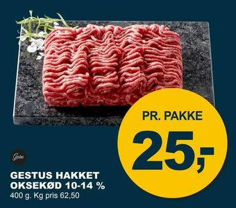 Let-Køb Gestus hakket oksekød 10-14 % tilbud