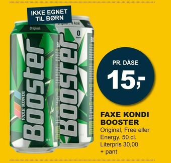 Let-Køb Faxe kondi booster tilbud