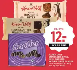 MENY Karen Volf småkager / bites tilbud