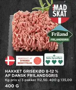 MENY Hakket grisekød 8-12% tilbud