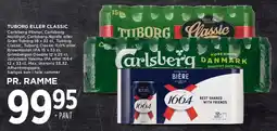 MENY Tuborg eller Carlsberg - pr. ramme tilbud
