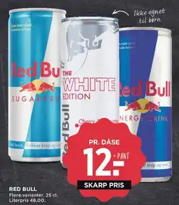 MENY Red Bull (flere varianter) 25 cl tilbud