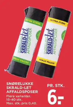 MENY Skrald-let affaldsposer tilbud