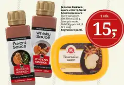 Dagli'Brugsen Bearnaise sauce / Jensens Køkken saucer (top-tilbud) tilbud