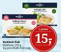 Dagli'Brugsen Rahbek fisk - indbagte varianter tilbud