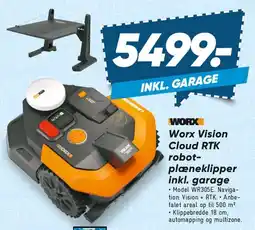 Bilka Worx Vision Cloud RTK robot-plæneklipper tilbud