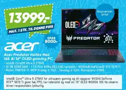 Bilka Acer Predator Helios Neo 16 tilbud