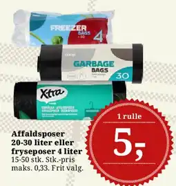 Dagli'Brugsen Affaldsposer / Fryseposer tilbud
