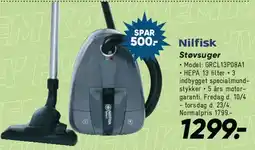 Bilka Nilfisk støvsuger tilbud