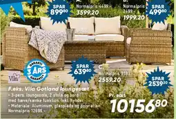 Bilka Gotland loungesofa tilbud
