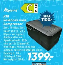 Bilka Køleboks med kompressor (KTB) tilbud