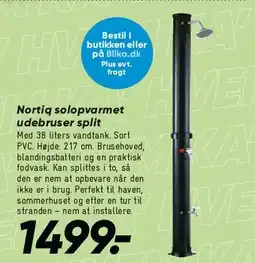 Bilka Nortig solopvarmet udebruser (split) tilbud