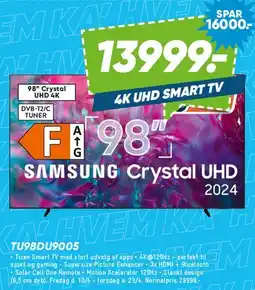 Bilka Samsung 98 Crystal UHD 4K Smart TV tilbud