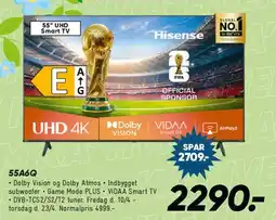 Bilka Hisense 55 UHD 4K Smart TV tilbud