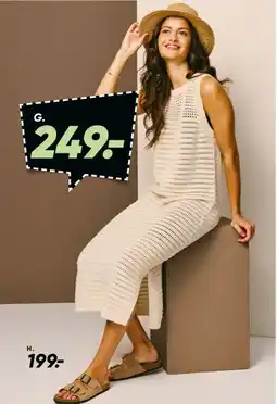 Bilka Lang strikket kjole (style G) tilbud