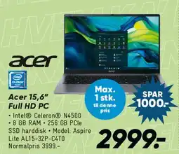 Bilka Acer 15,6'' Full HD tilbud