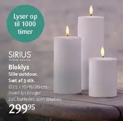 Kop & Kande SIRIUS Bloklys (lyser op til 1000 timer) tilbud
